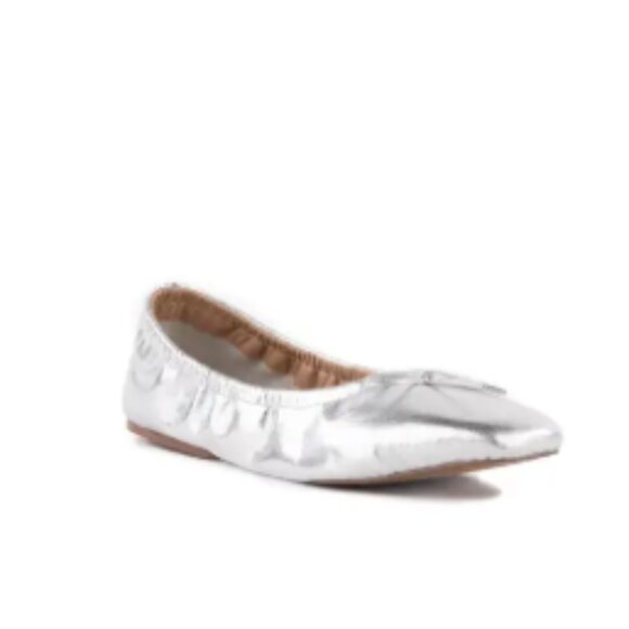 Seychelles Silver Ballet Flat - Picture 1 of 1